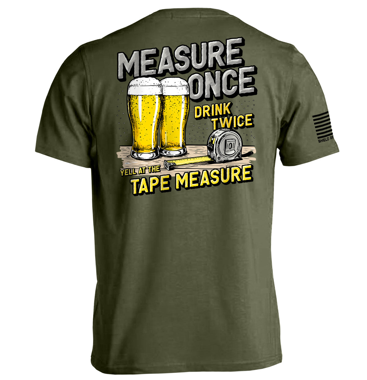 Measure Once Drink Twice - Aaria Tees Aaria Tees