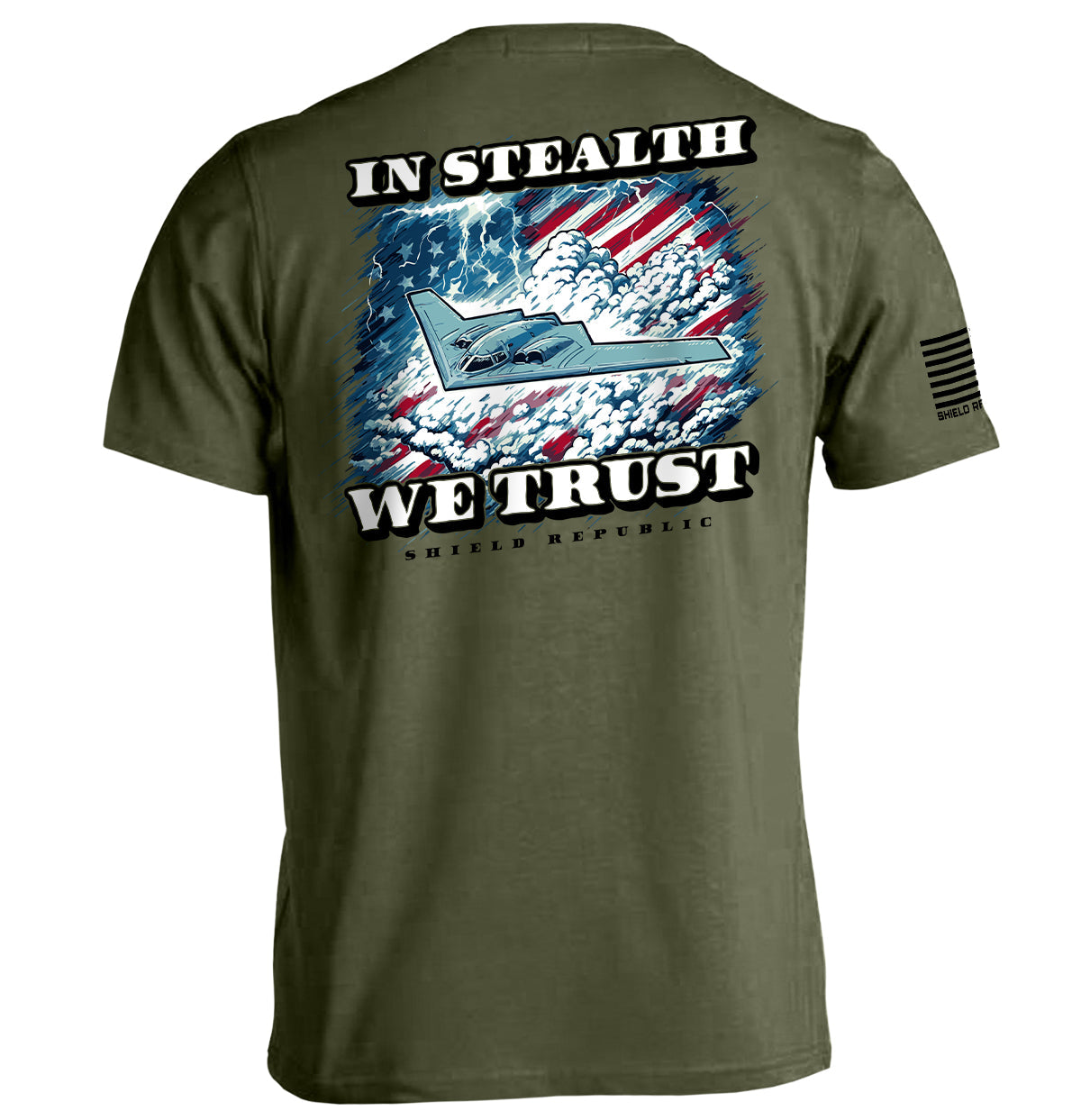 In Stealth We Trust (Black) - Aaria Tees Aaria Tees