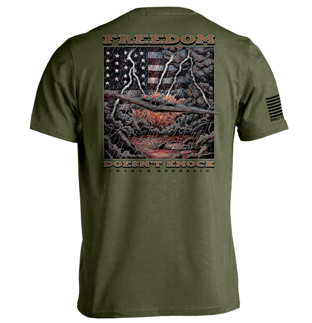 Freedom Doesn't Knock - Aaria Tees Aaria Tees