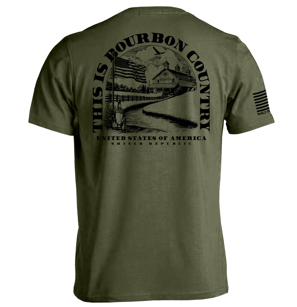 This is Bourbon Country USA - Aaria Tees Aaria Tees