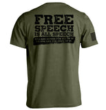 Free Speech Is All Speech - Aaria Tees Aaria Tees