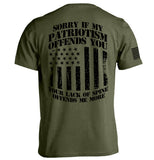 Sorry If My Patriotism Offends Aaria Tees