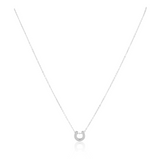 Mini Maddox Horseshoe Necklace Aaria Tees