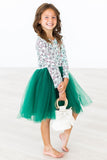 Mints & Mistletoe L/S Tutu Dress - Aaria Tees Aaria Tees