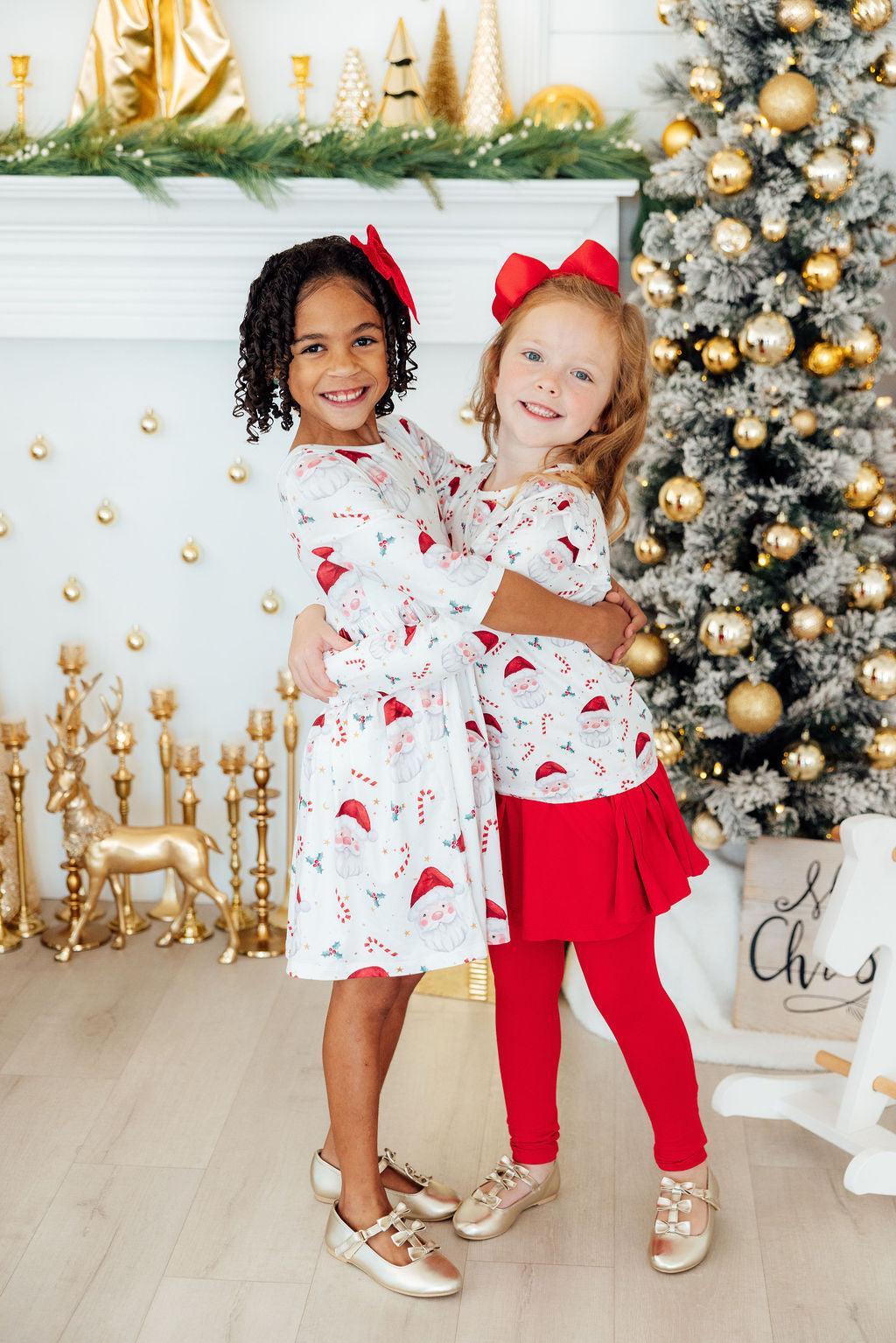 Mistletoe Magic 3/4 Sleeve Pocket Twirl Dress - Aaria Tees Aaria Tees
