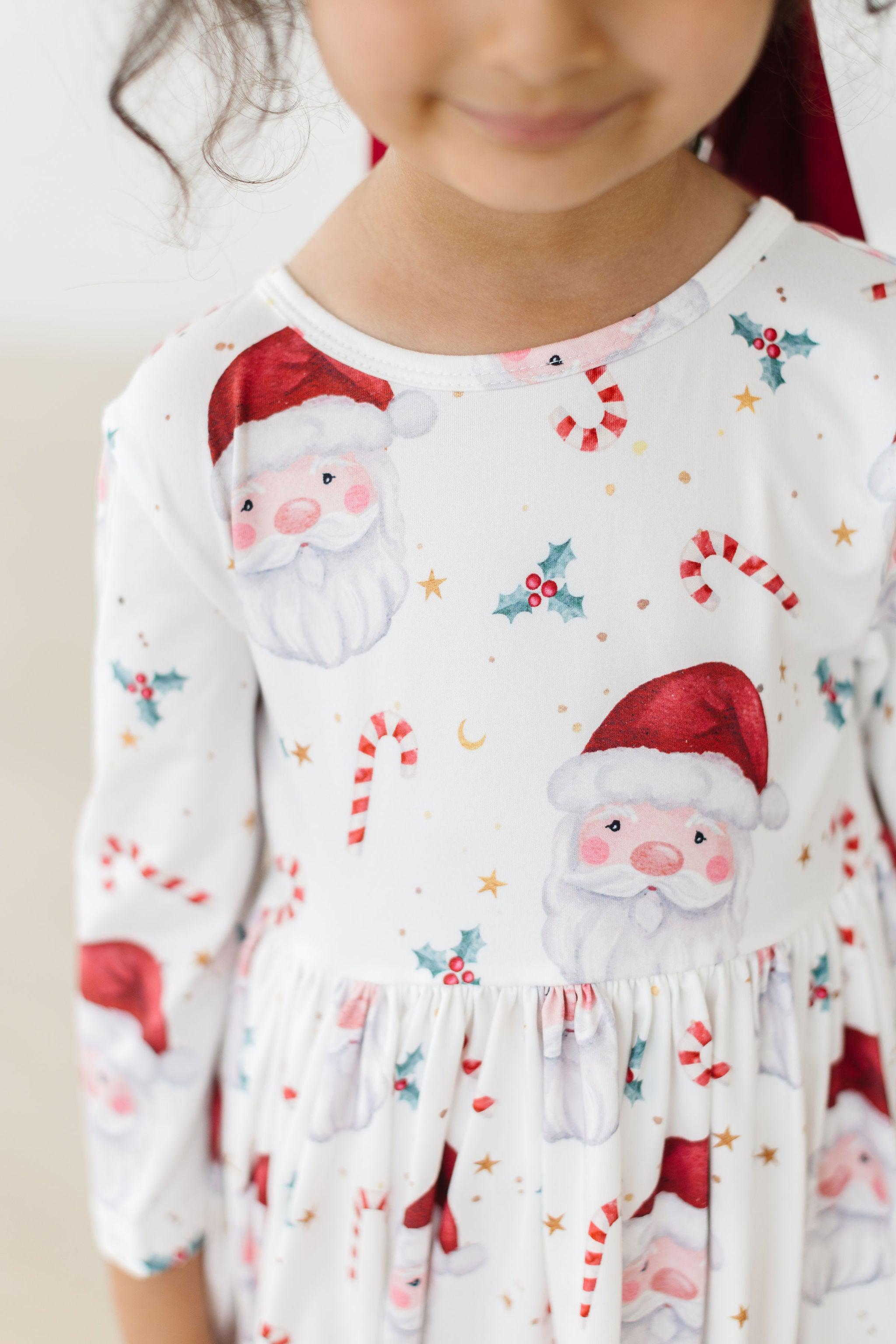 Mistletoe Magic 3/4 Sleeve Pocket Twirl Dress - Aaria Tees Aaria Tees