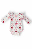 Mistletoe Magic L/S Flutter Bodysuit - Aaria Tees Aaria Tees