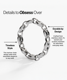Frozen Mariner Chain Ring - Aaria Tees Aaria Tees