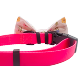 Modern Floral Flower Dog Bow Tie Aaria Tees