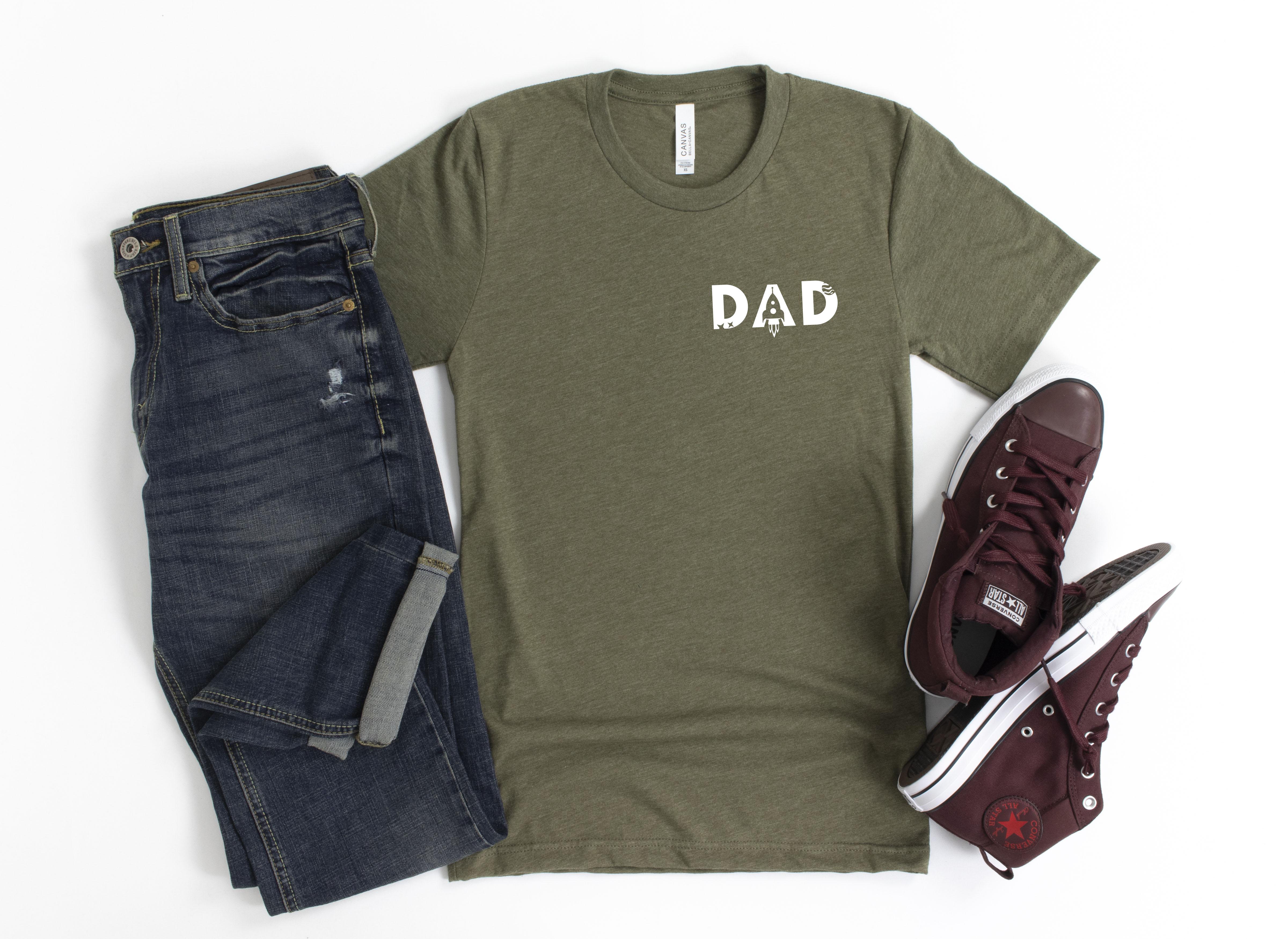 Mom Space Themed & Dad Space Themed Birthday party T-shirt (corner) - Aaria Tees Aaria Tees