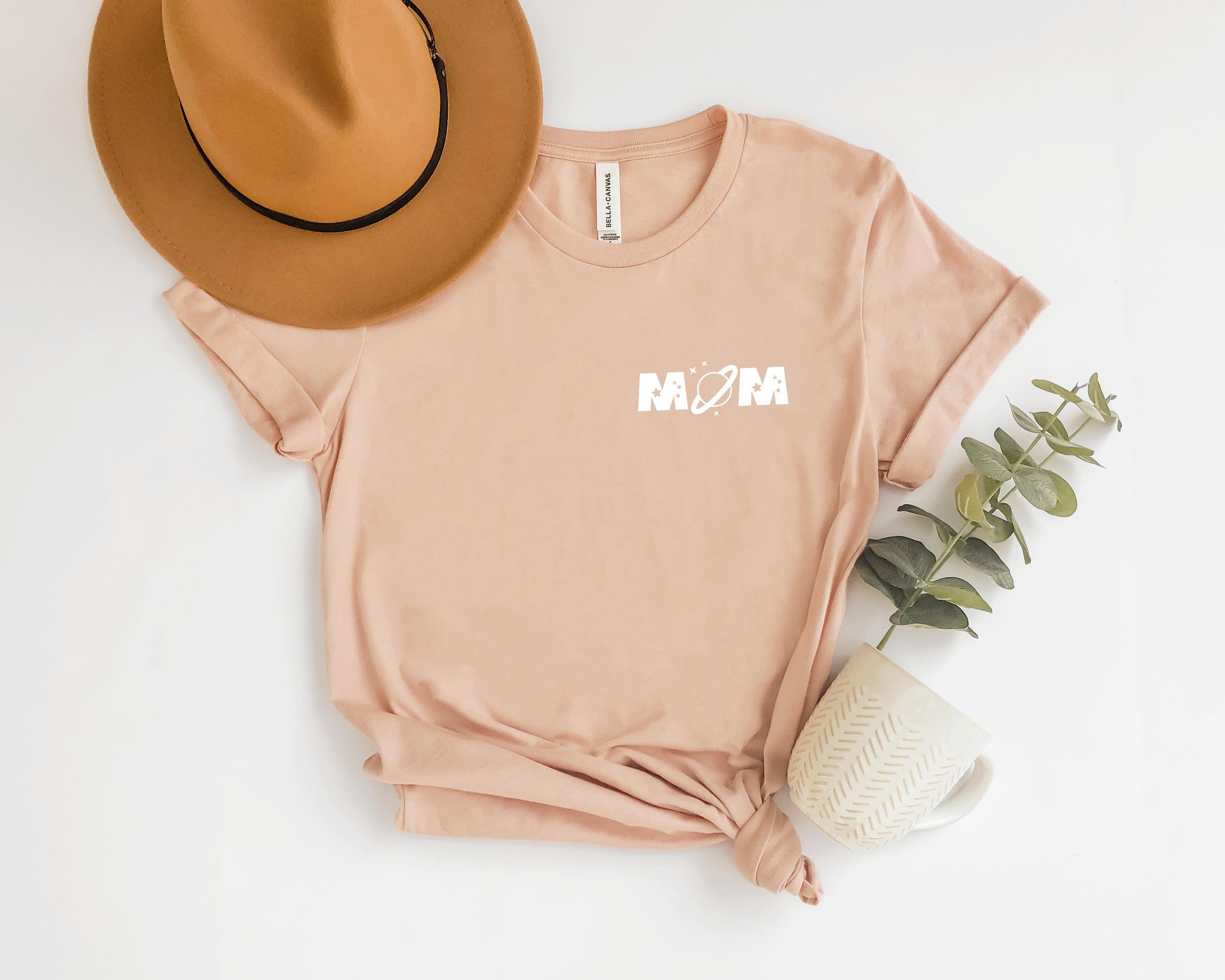Mom Space Themed & Dad Space Themed Birthday party T-shirt (corner) - Aaria Tees Aaria Tees