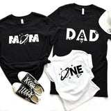 Mom Space Themed & Dad Space Themed Birthday party T-shirt - Aaria Tees Aaria Tees