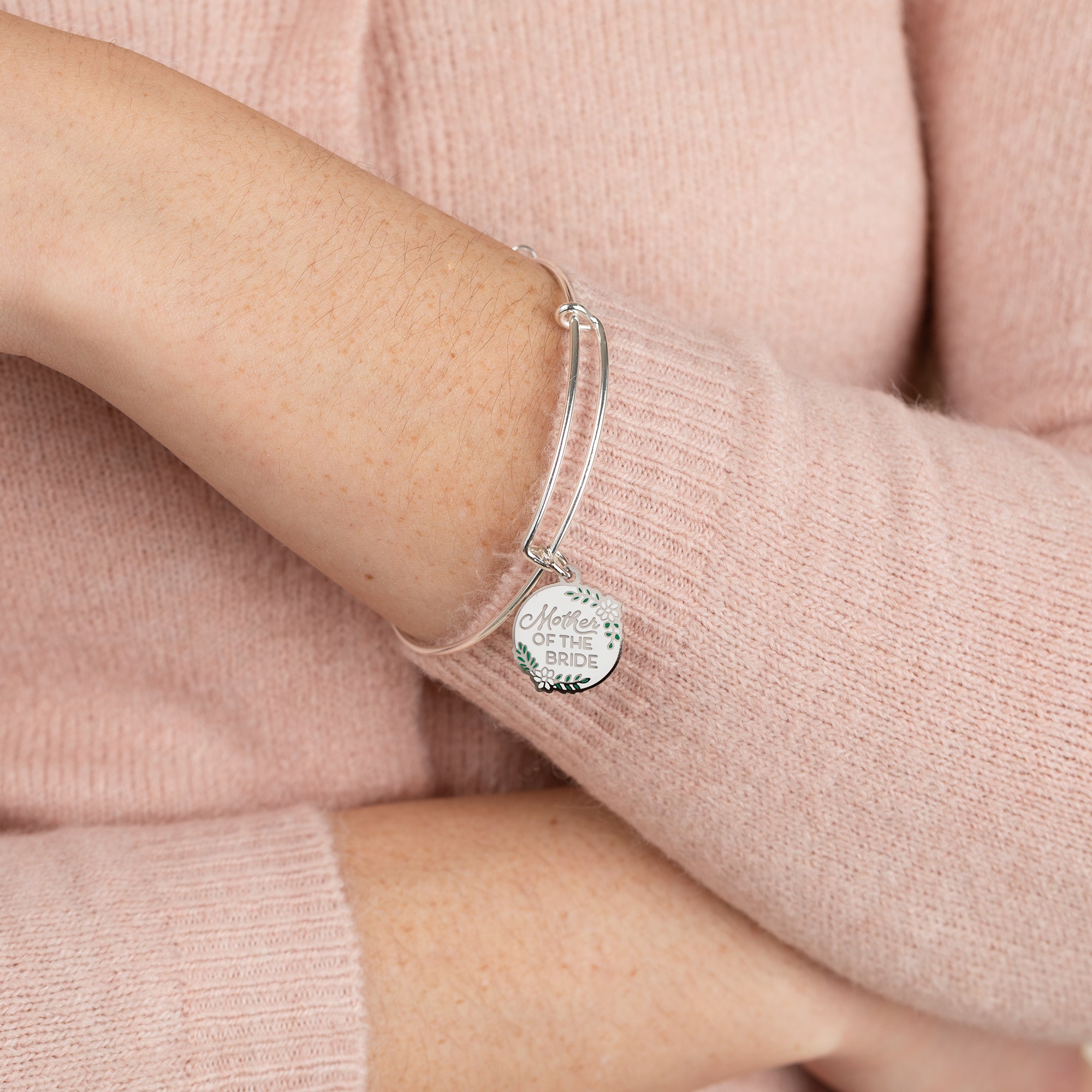 'Mother of the Bride' Charm Bangle - Aaria Tees Aaria Tees