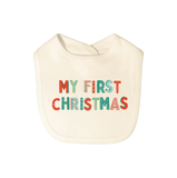 graphic bib | my first christmas - Aaria Tees Aaria Tees