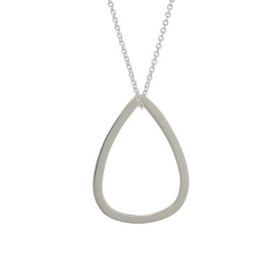 Emotive Raindrop Sterling Silver Necklace - Aaria Tees Aaria Tees