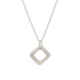 Diamond Sterling Silver Necklace - Aaria Tees Aaria Tees