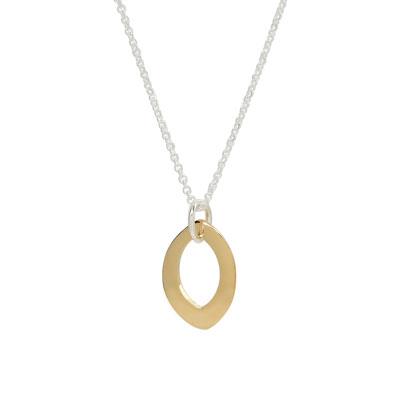 Leaf Gold-Plated Necklace - Aaria Tees Aaria Tees