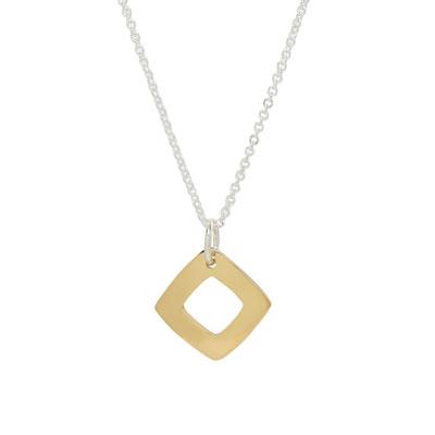Diamond Gold-Plated Necklace - Aaria Tees