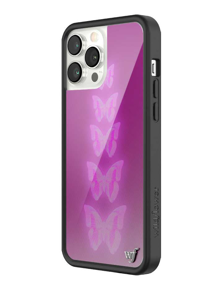 Neon Butterfly iPhone Case - Aaria Tees Aaria Tees