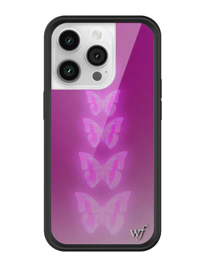 Neon Butterfly iPhone Case - Aaria Tees Aaria Tees