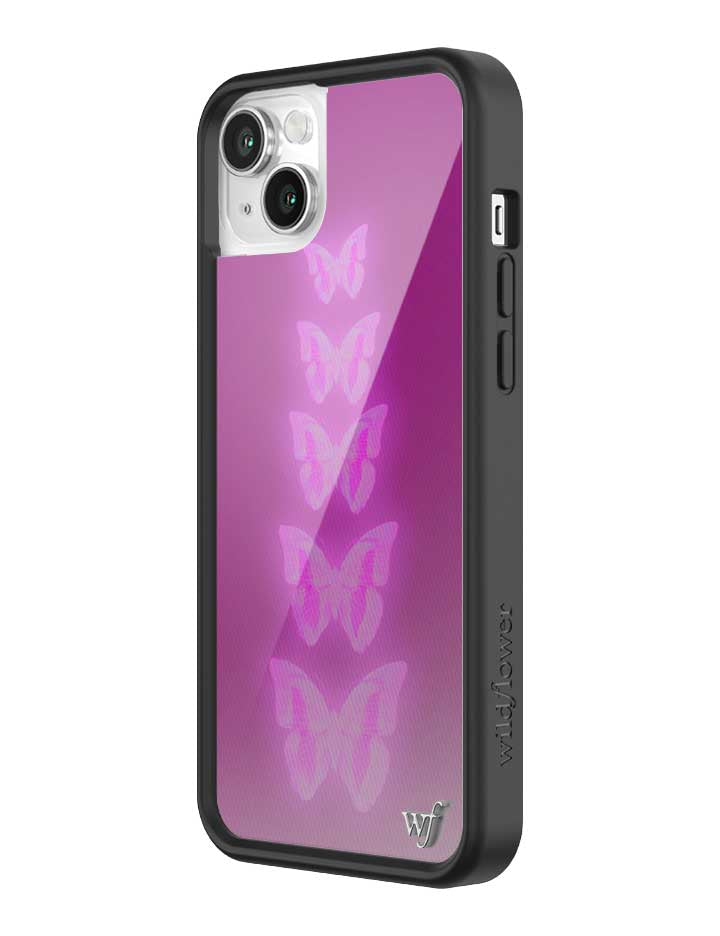 Neon Butterfly iPhone Case - Aaria Tees Aaria Tees