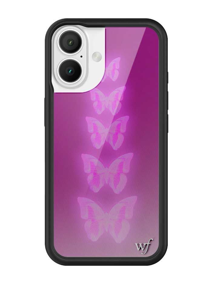 Neon Butterfly iPhone Case - Aaria Tees Aaria Tees