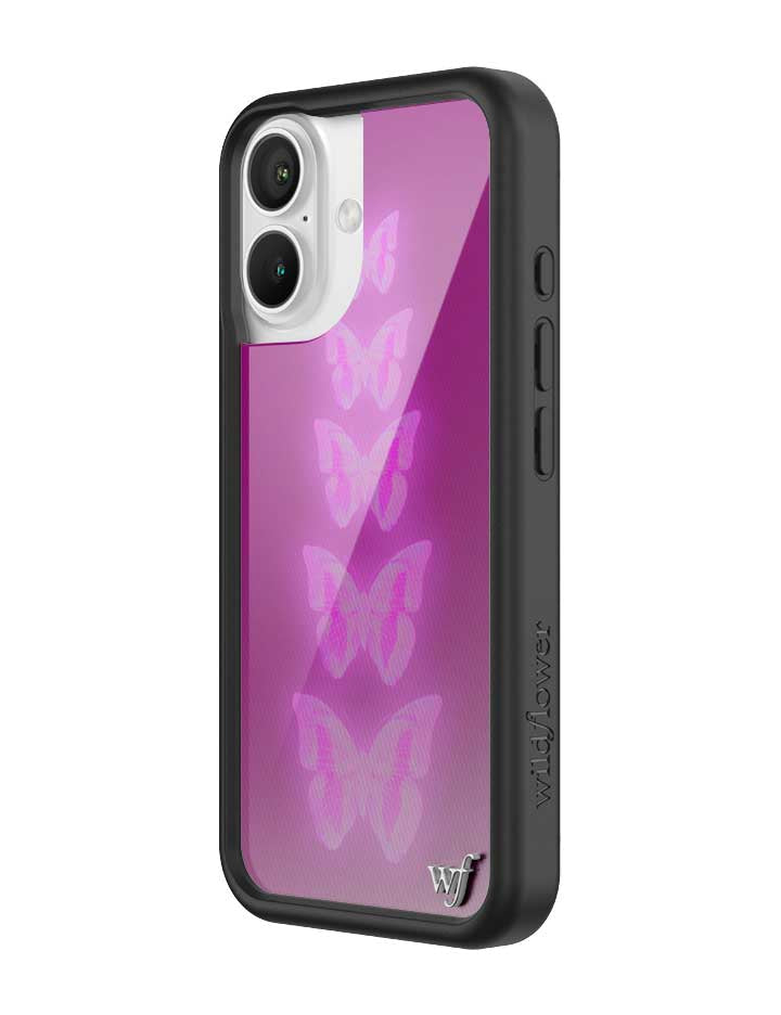 Neon Butterfly iPhone Case - Aaria Tees Aaria Tees