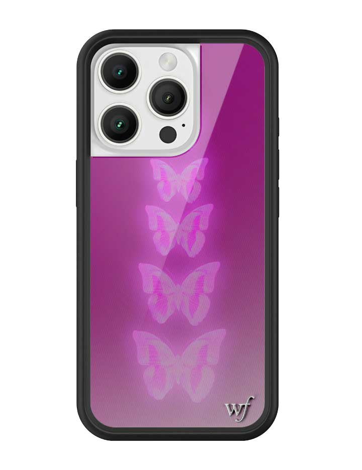 Neon Butterfly iPhone Case - Aaria Tees Aaria Tees