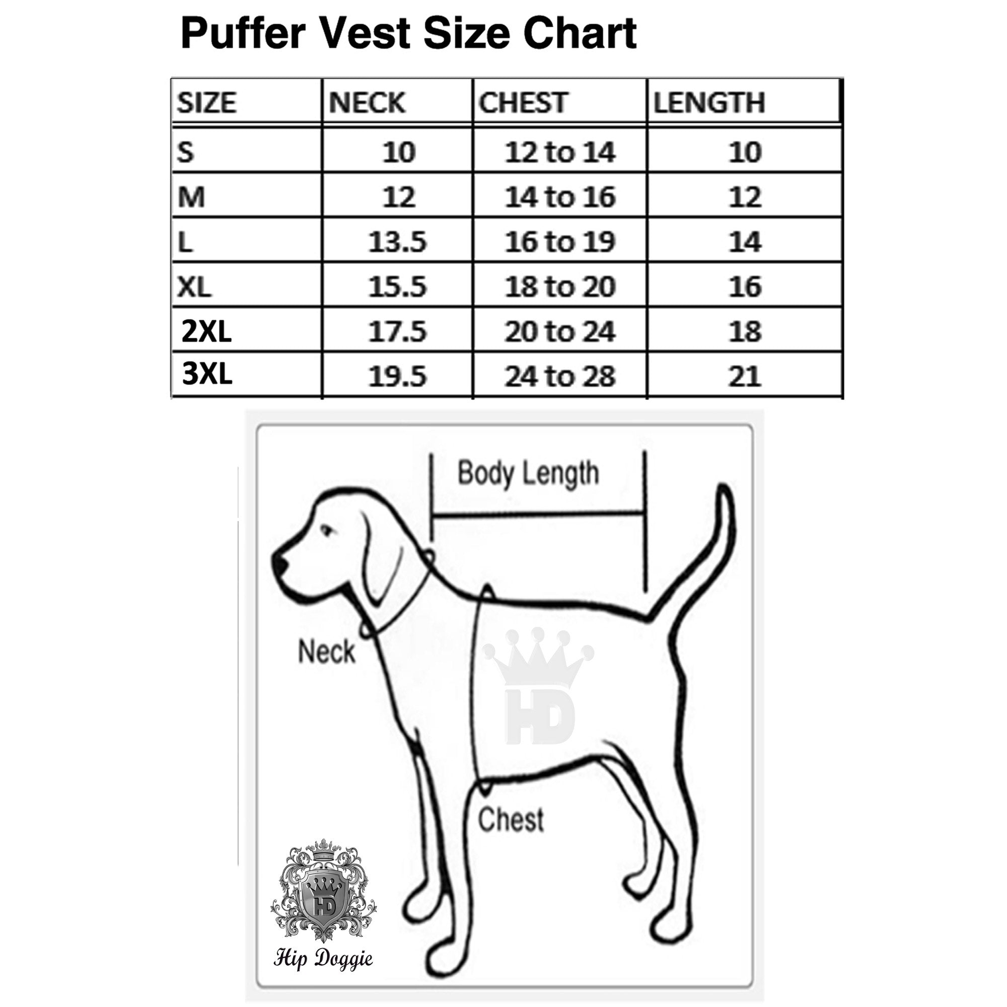 NFL Team Puffer Dog Vest - Aaria Tees Aaria Tees