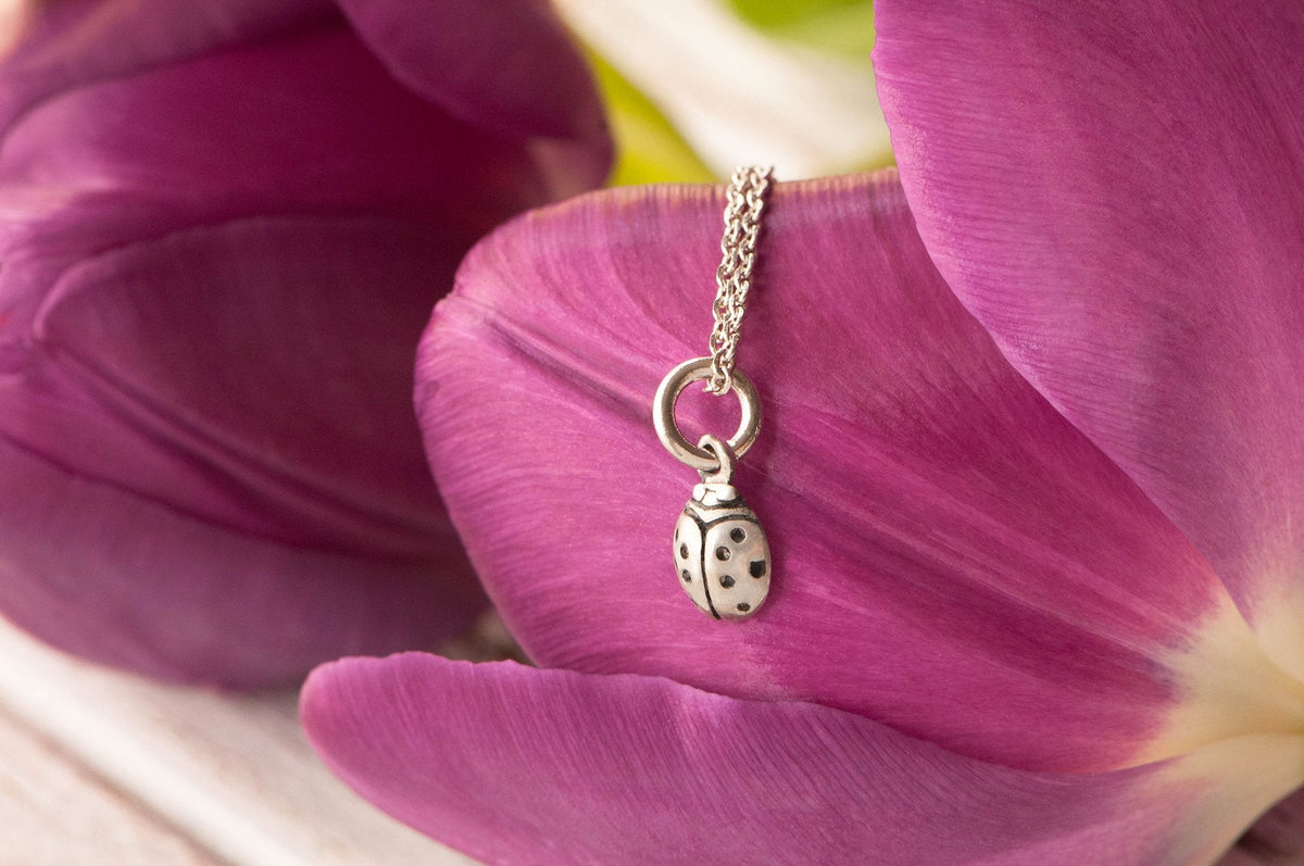 Enjoy The Little Things Pewter Necklace - Aaria Tees