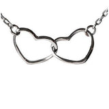 Linked Hearts Mom & Daughter Necklace - Aaria Tees Aaria Tees