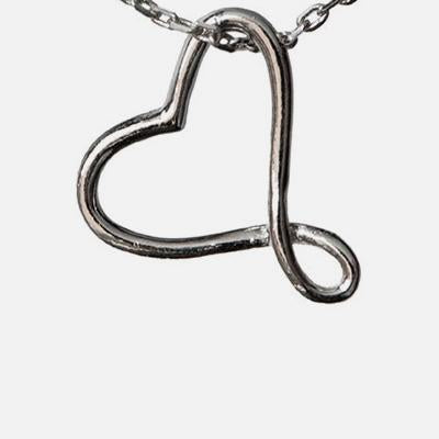 Figure Eight Heart Pewter Necklace - Aaria Tees Aaria Tees