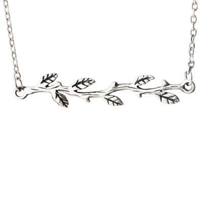 Friends Are Like Branches Pewter Necklace - Aaria Tees Aaria Tees
