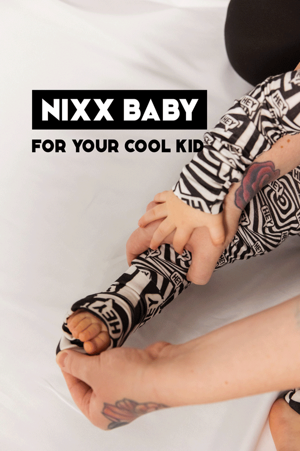 HEY! SENSORY PRINT BAMBOO ZIPPY - Aaria Tees Aaria Tees