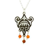 Jeanette Flor Sterling Silver Necklace - Aaria Tees Aaria Tees