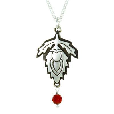 Genevieve Flor Sterling Silver Necklace - Aaria Tees Aaria Tees