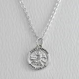 Saint Lazaro Sterling Silver Necklace - Aaria Tees Aaria Tees
