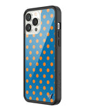 Polka Dot | Blue and Orange iPhone Case Aaria Tees