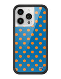 Polka Dot | Blue and Orange iPhone Case Aaria Tees