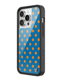 Polka Dot | Blue and Orange iPhone Case Aaria Tees