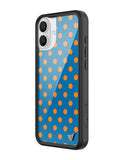 Polka Dot | Blue and Orange iPhone Case - Aaria Tees Aaria Tees