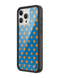 Polka Dot | Blue and Orange iPhone Case - Aaria Tees Aaria Tees