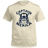 Captain Merica (Front) - Aaria Tees Aaria Tees