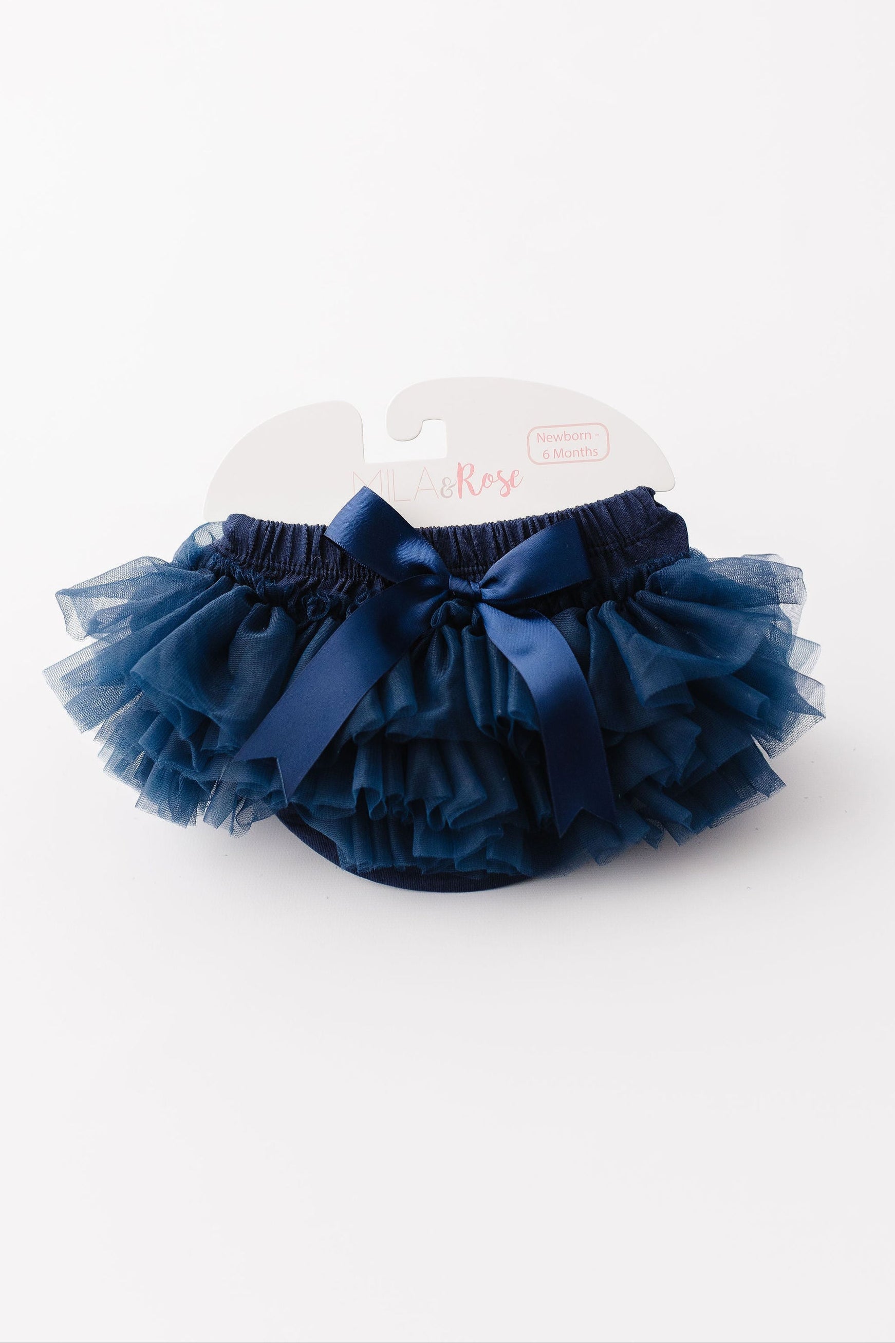 Navy Blue Ruffle Tutu Bloomer - Aaria Tees Aaria Tees