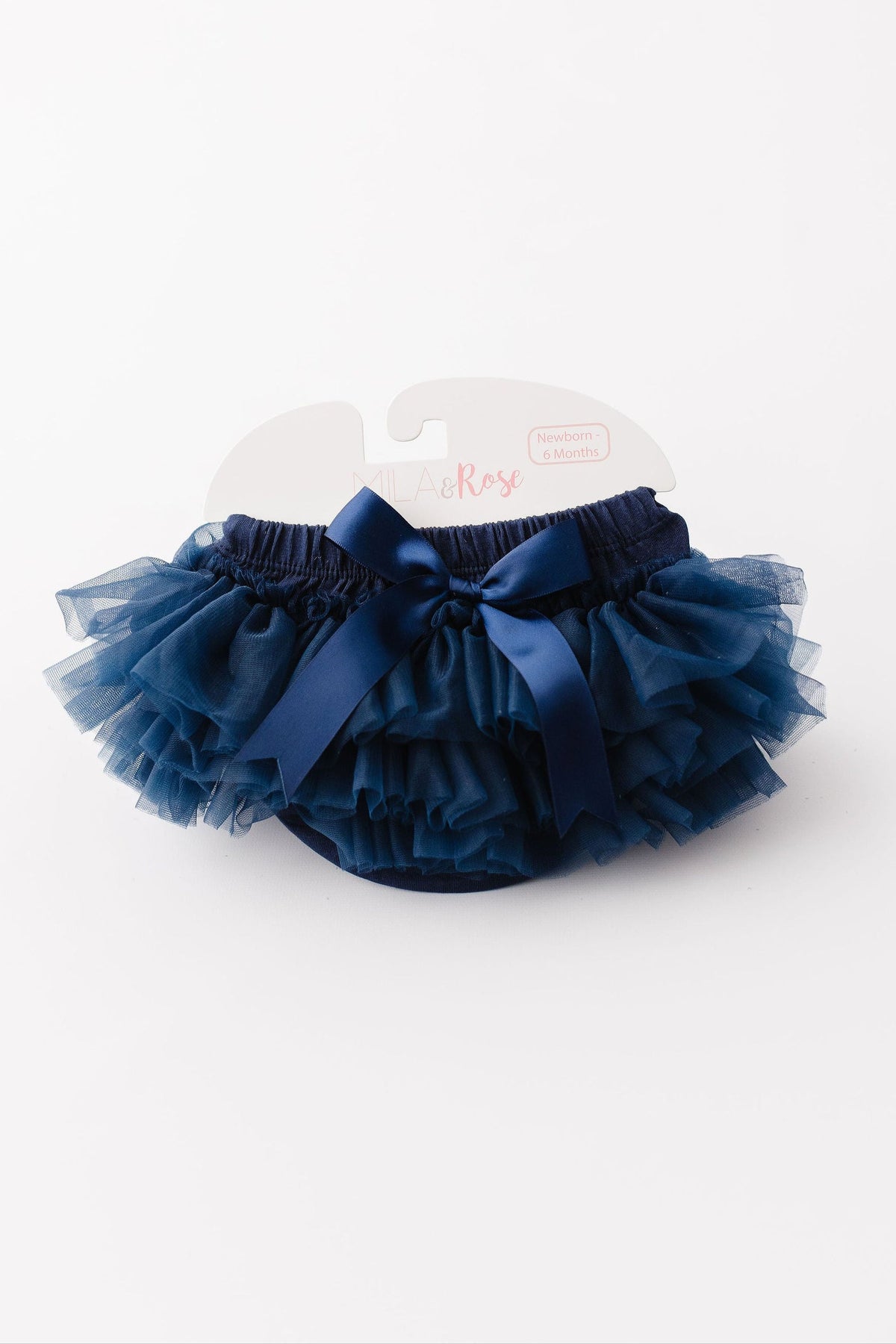 Navy Blue Ruffle Tutu Bloomer - Aaria Tees