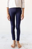 Navy Leggings - Aaria Tees Aaria Tees