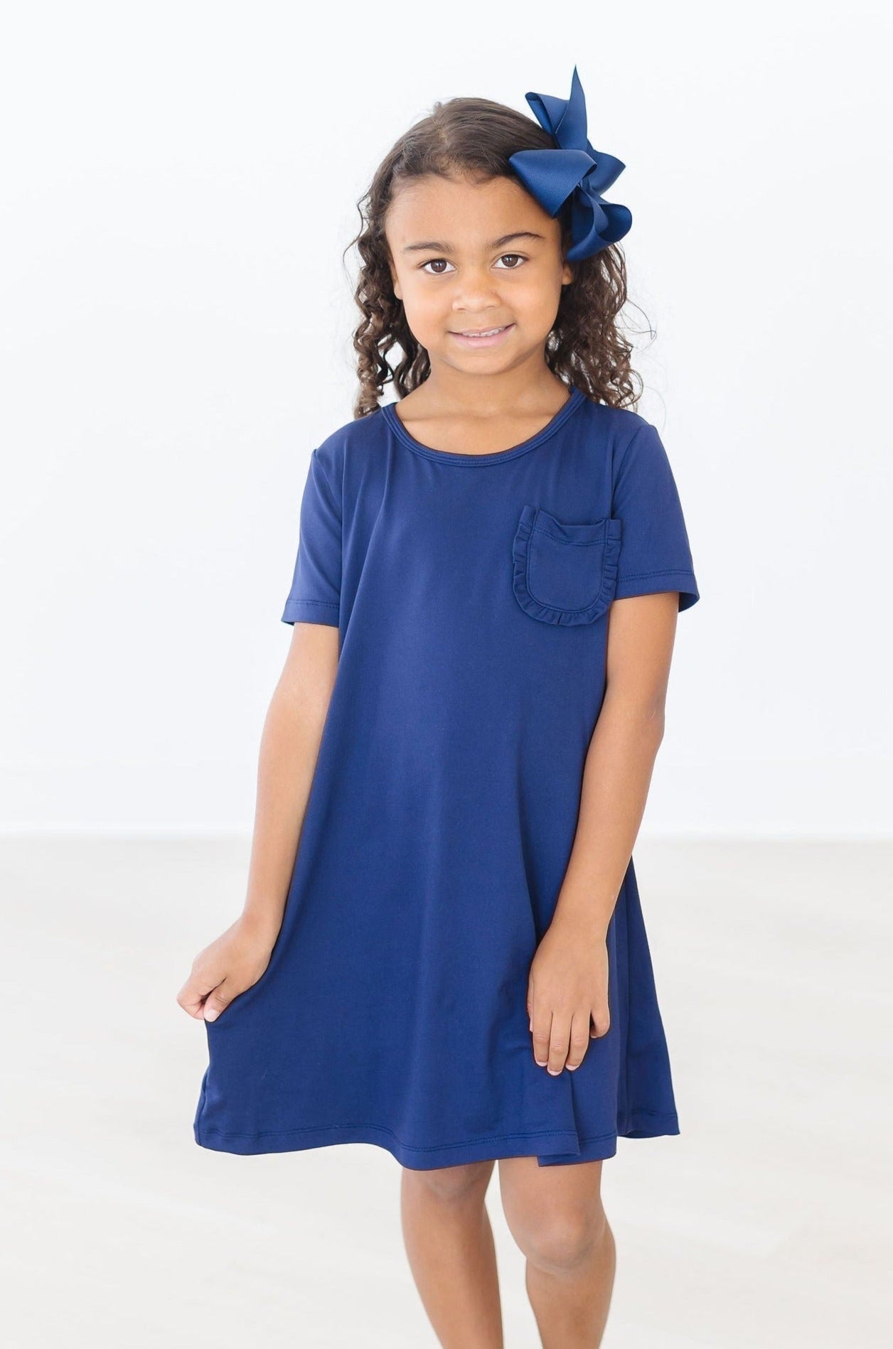 Navy T-Shirt Dress - Aaria Tees Aaria Tees