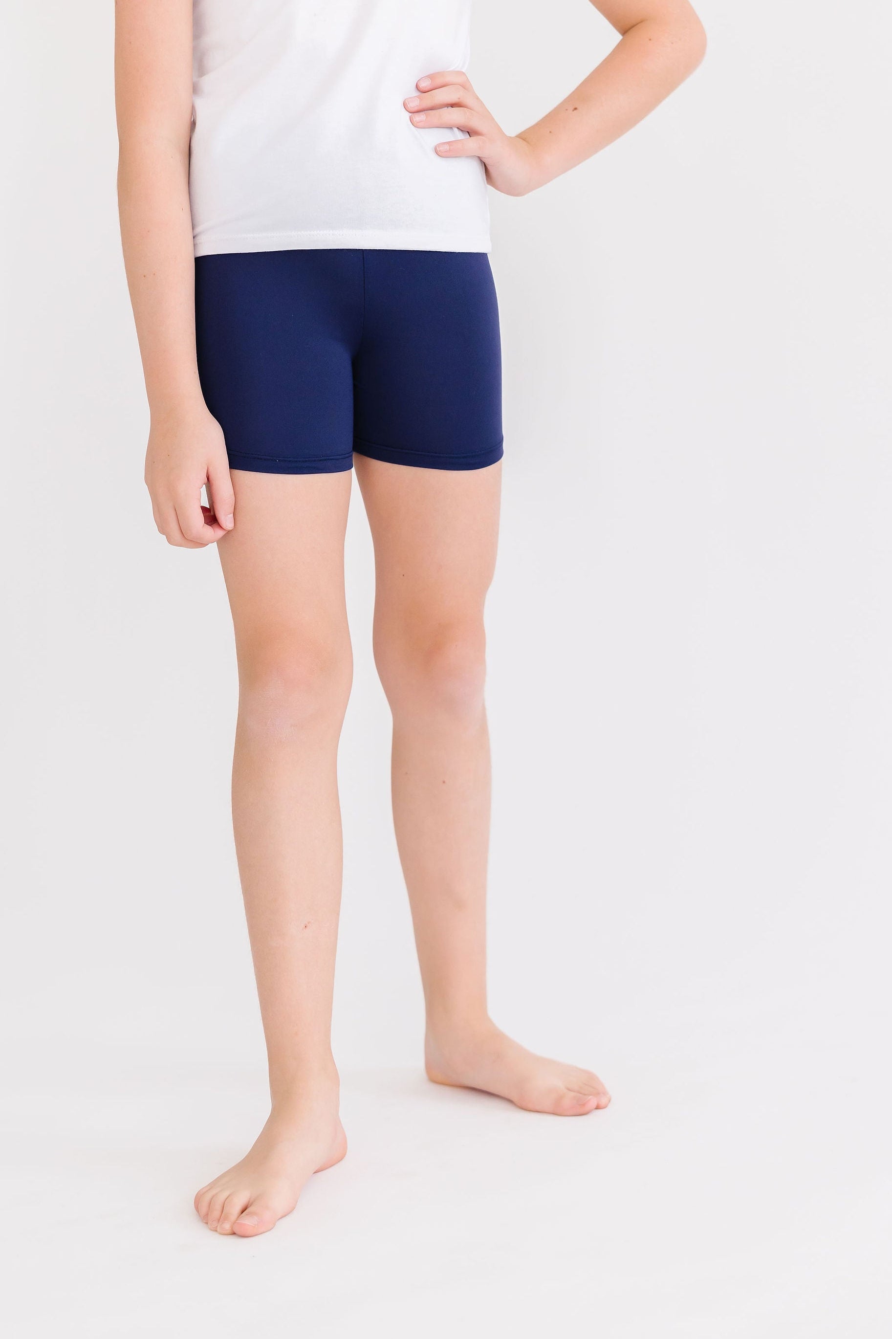 Navy Twirl Shorts - Aaria Tees Aaria Tees