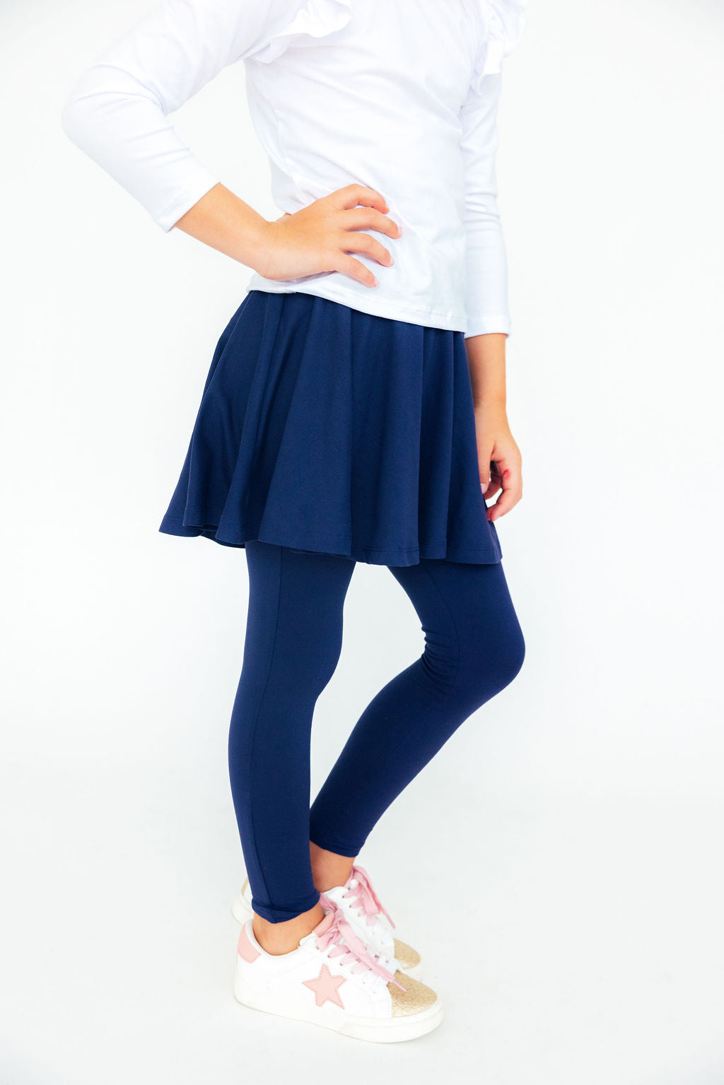 Navy Twirl Skegging - Aaria Tees Aaria Tees