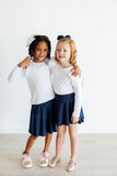 Navy Twirl Skort - Aaria Tees Aaria Tees